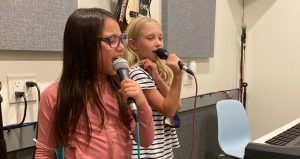 Beginner practicing singing technique 